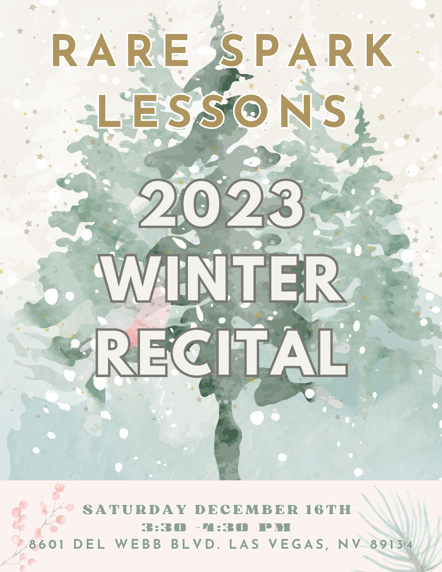 Winter Recital 2023